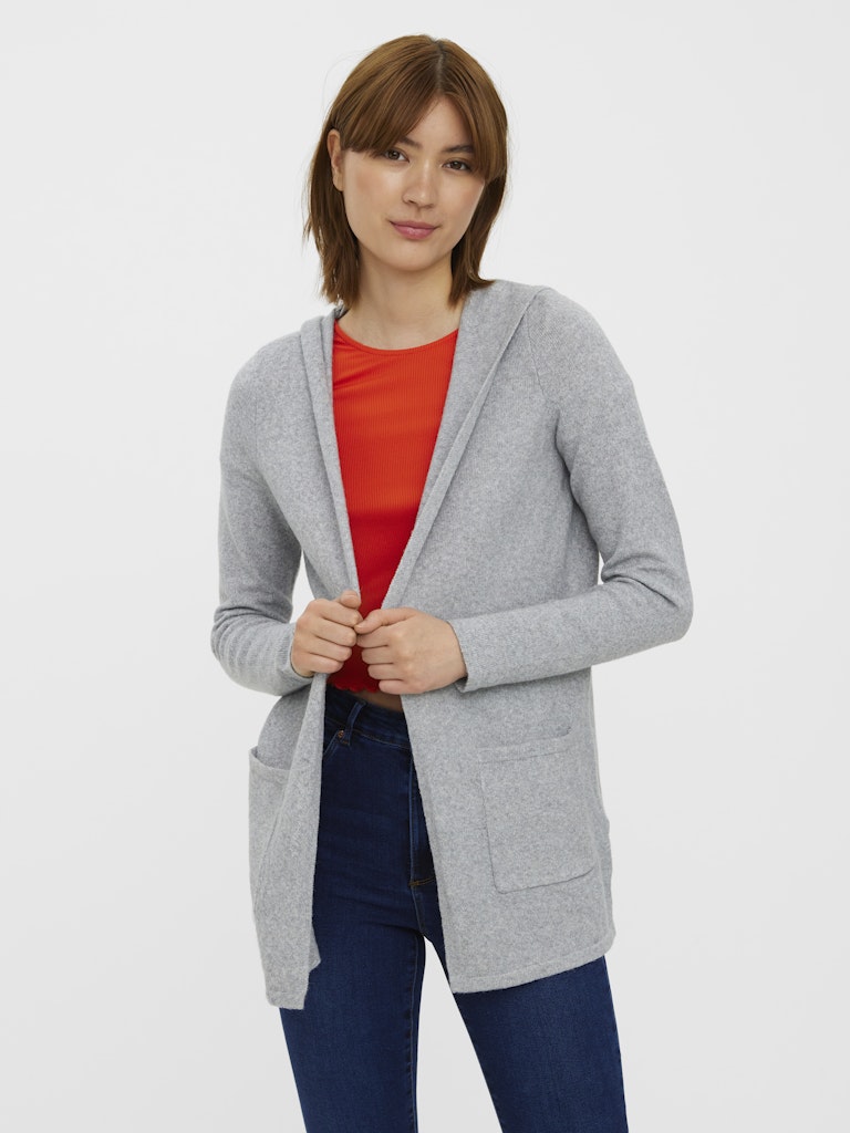 Vero Moda Damen Strickjacken Light Grey Mela