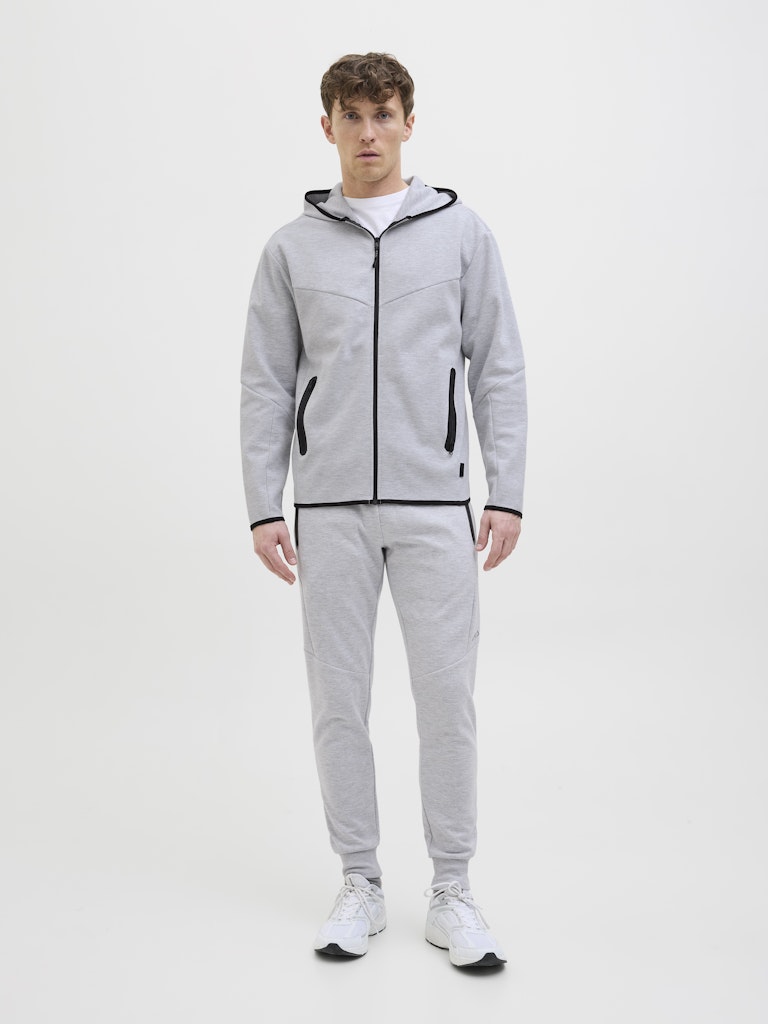 Jack & Jones Herren Sweatjacken Light Grey Mela