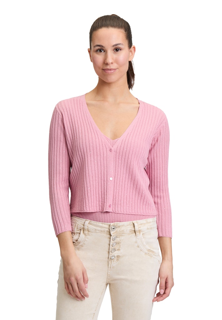 Cartoon Damen Strickjacken Lilas