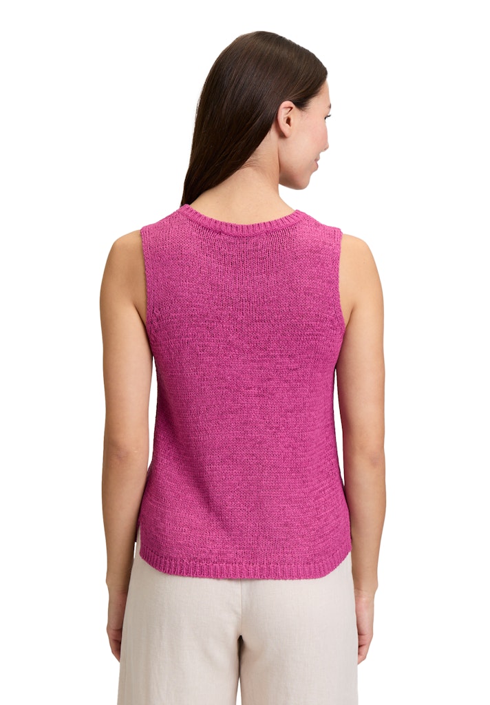 Cartoon Damen Pullover Magenta Haze