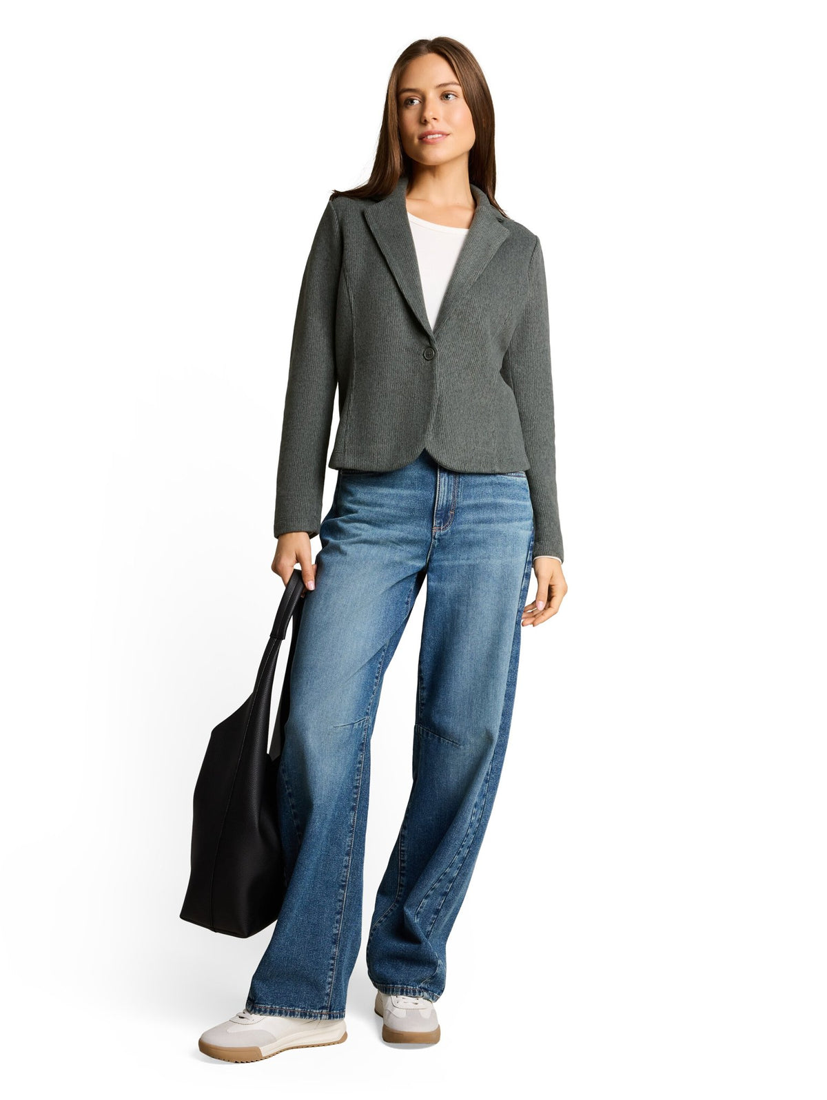 Tom Tailor Damen Blazer Dark Olive Mela