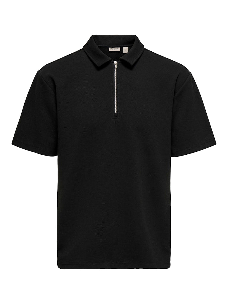 Only & Sons Herren Polo-Shirts Black