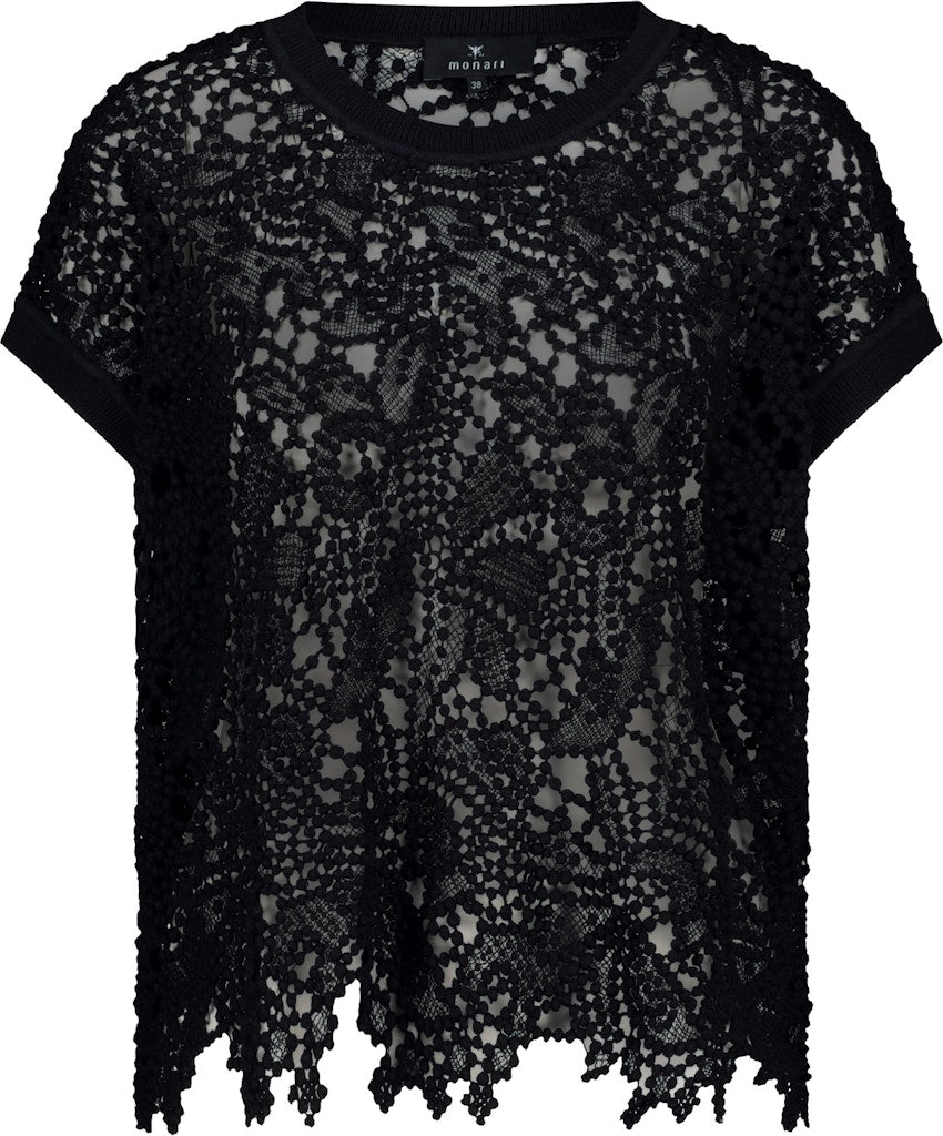 Monari Damen Pullover Schwarz