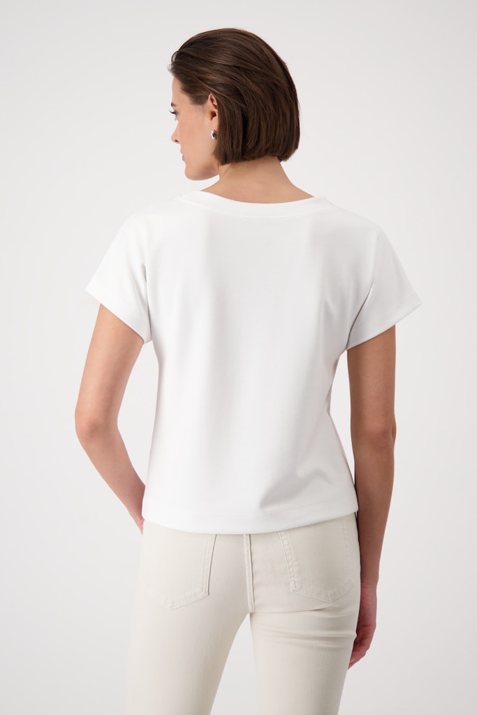 Monari Damen T-Shirts  Cream