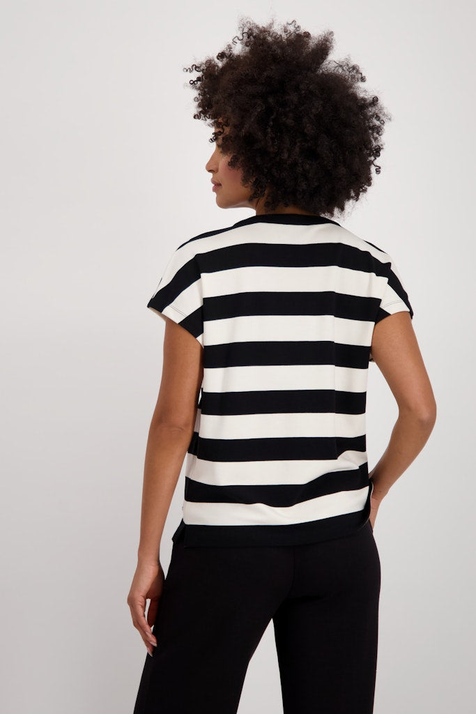 Monari Damen T-Shirts  Schwarz Rin