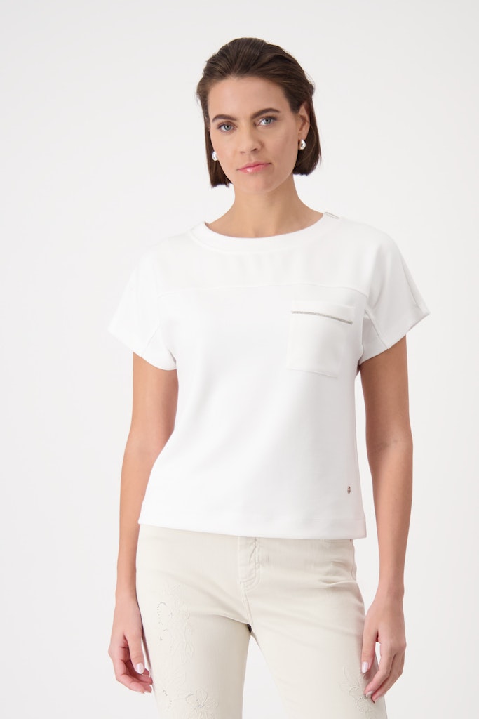 Monari Damen T-Shirts Cream