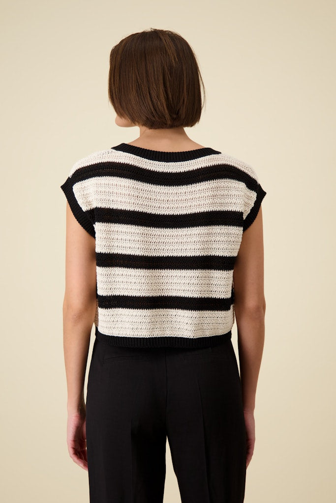 Monari Damen Pullover  Schwarz Rin