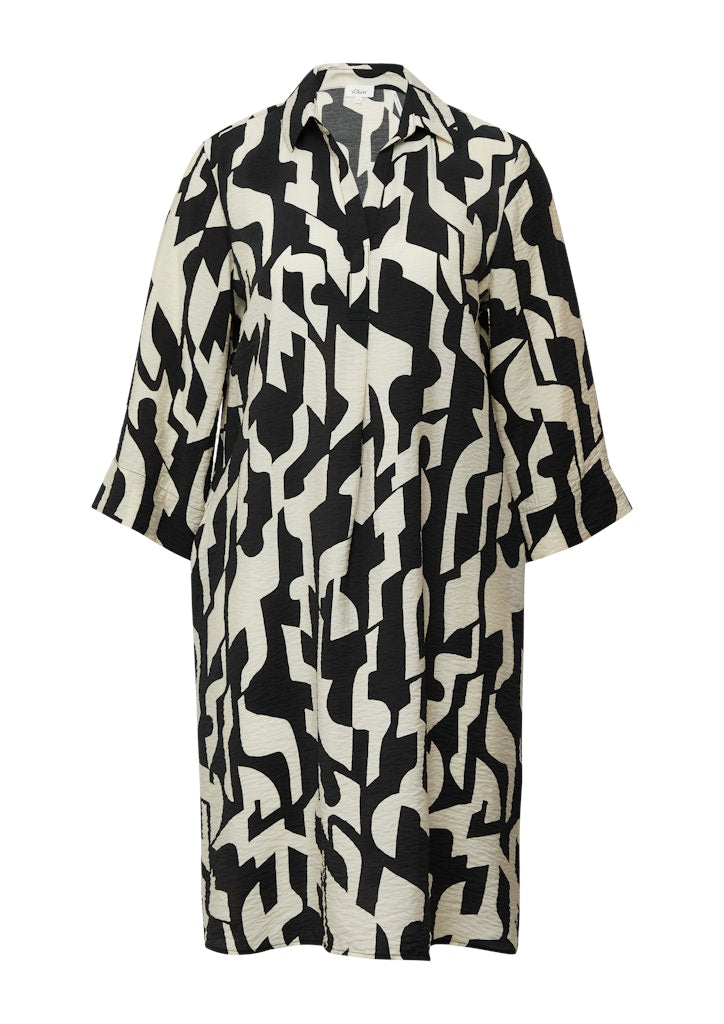 S. Oliver red Damen Kleider Grey/Black