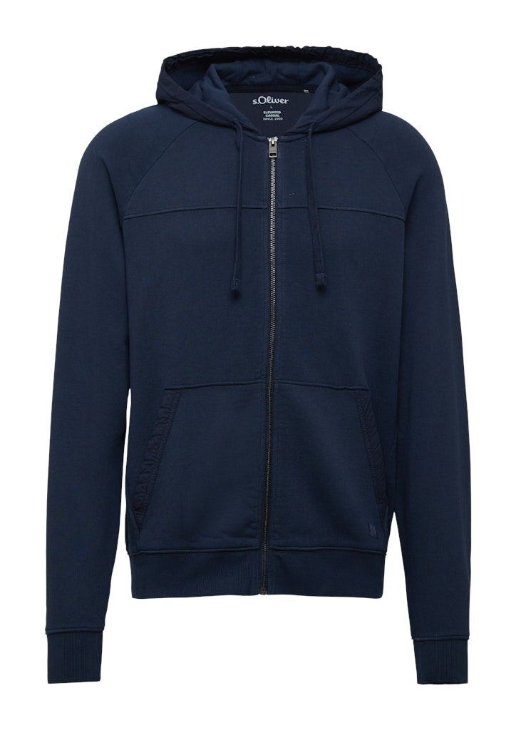 S. Oliver red Herren Sweatjacken Blue