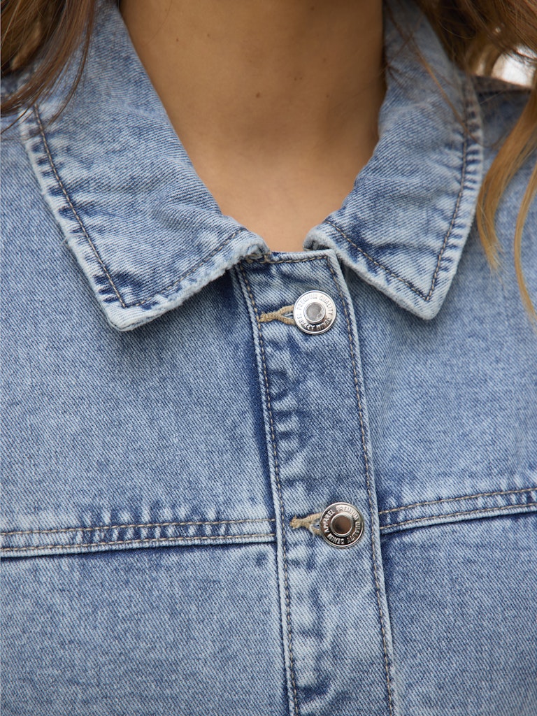 Vero Moda Damen Jeansjacken Light Blue Deni