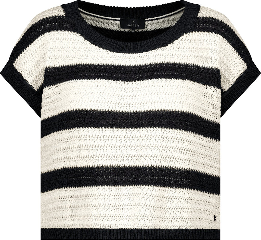 Monari Damen Pullover  Schwarz Rin