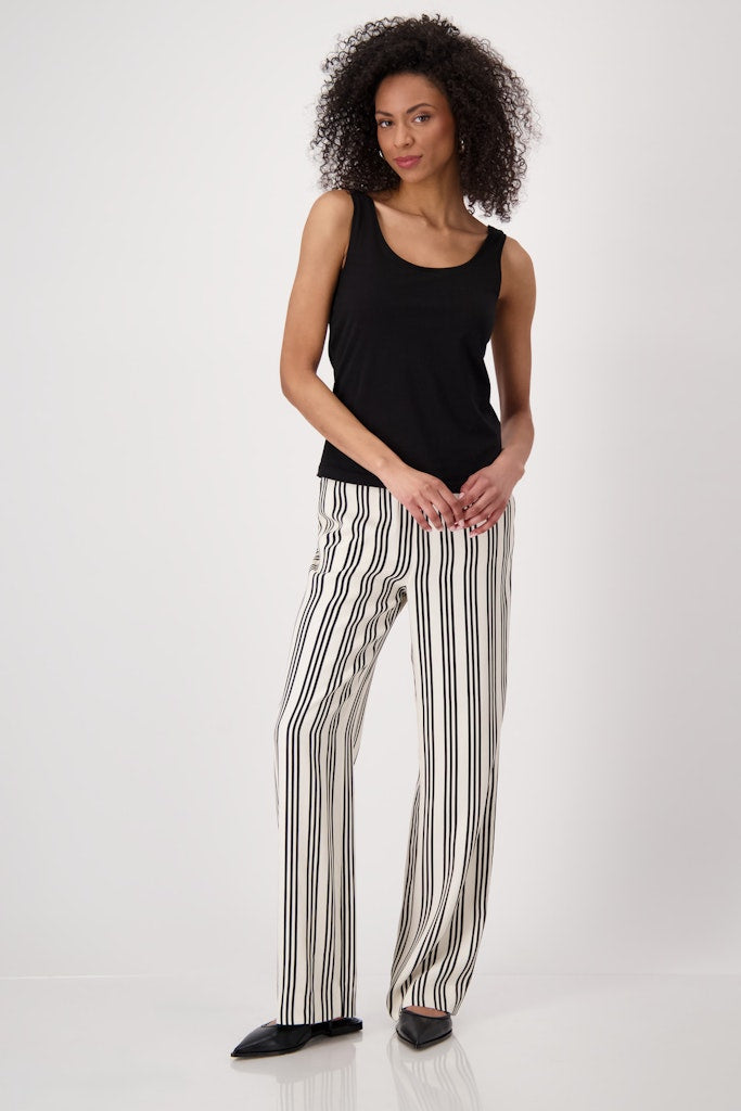 Monari Damen Tops Schwarz