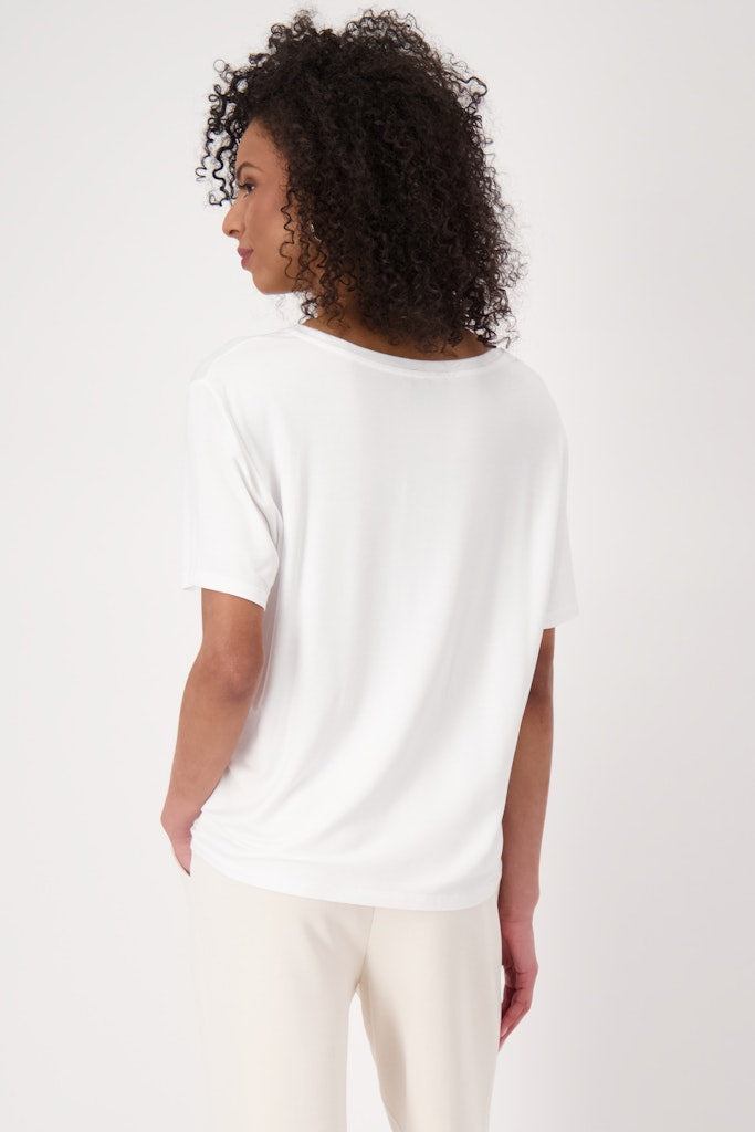 Monari Damen T-Shirts Cream