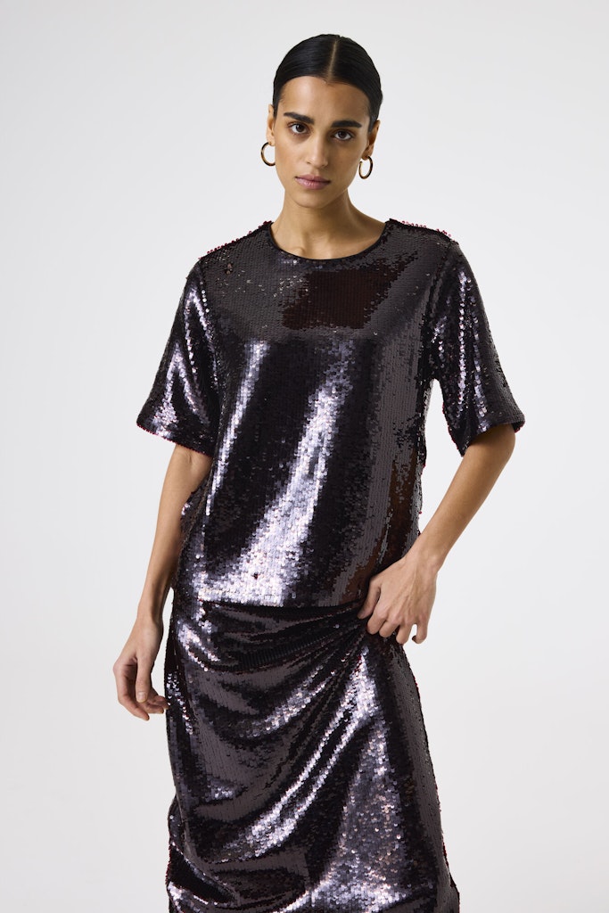 Garcia Damen T-Shirts Scarlet Oak