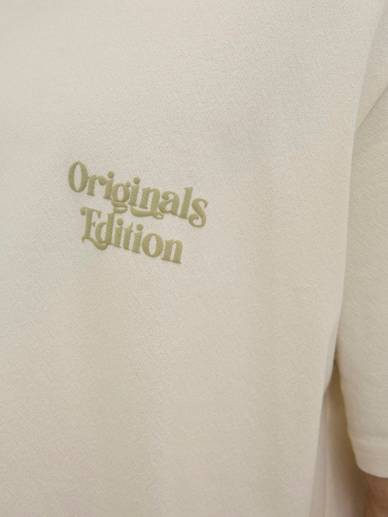 Jack & Jones Herren T-Shirts kurz Antique White