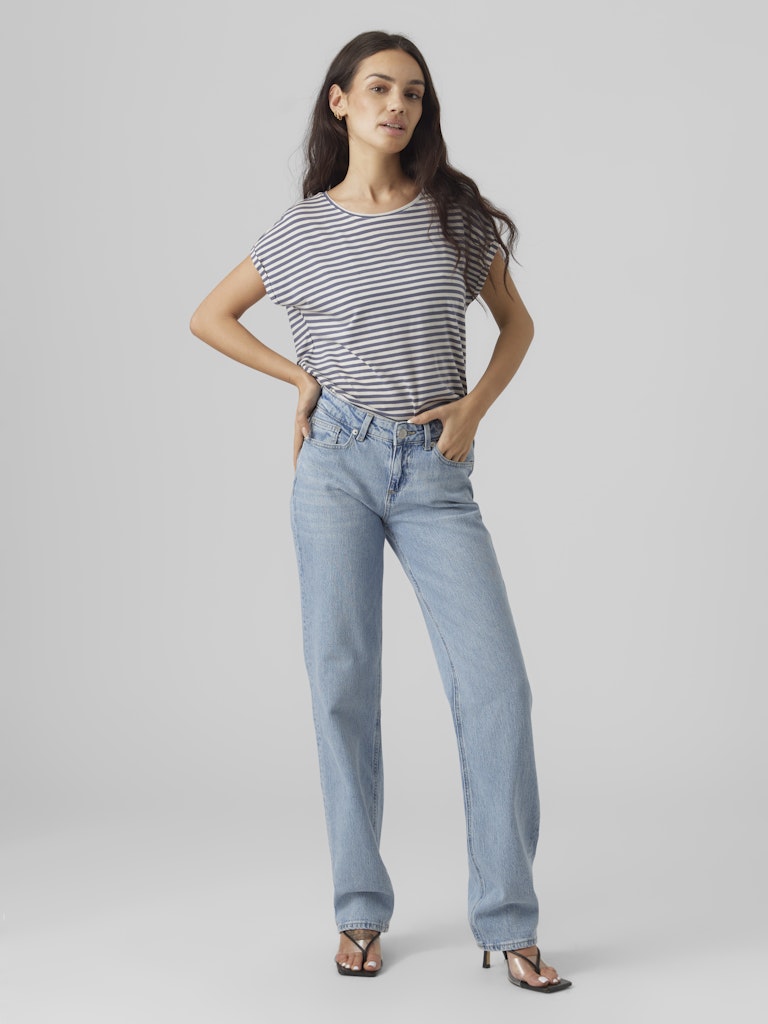 Vero Moda Damen T-Shirts China Blue/Pris