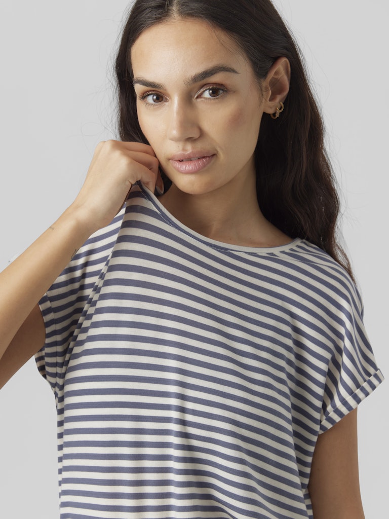 Vero Moda Damen T-Shirts China Blue/Pris