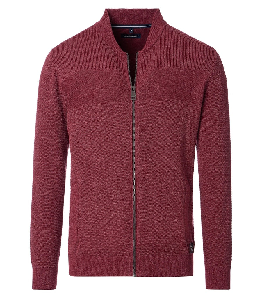 Casa Moda Herren Strickjacken  Rot