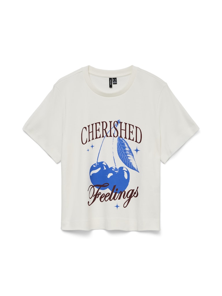 Vero Moda Damen T-Shirts Snow White/Cher