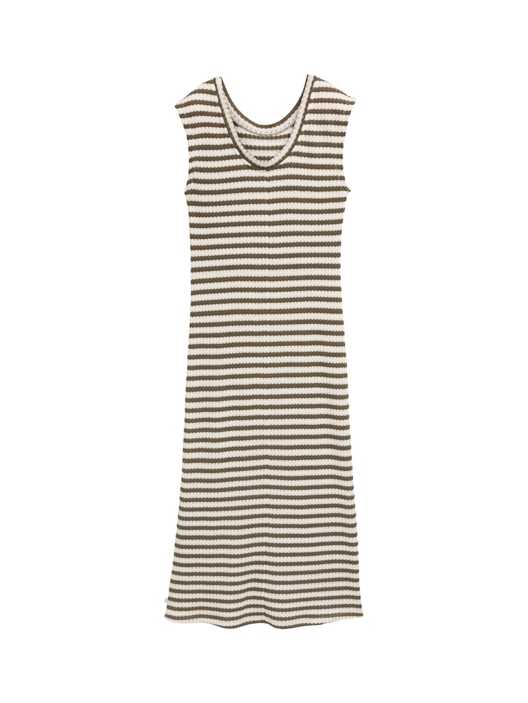 Tom Tailor denim Damen Kleider Olive White Str
