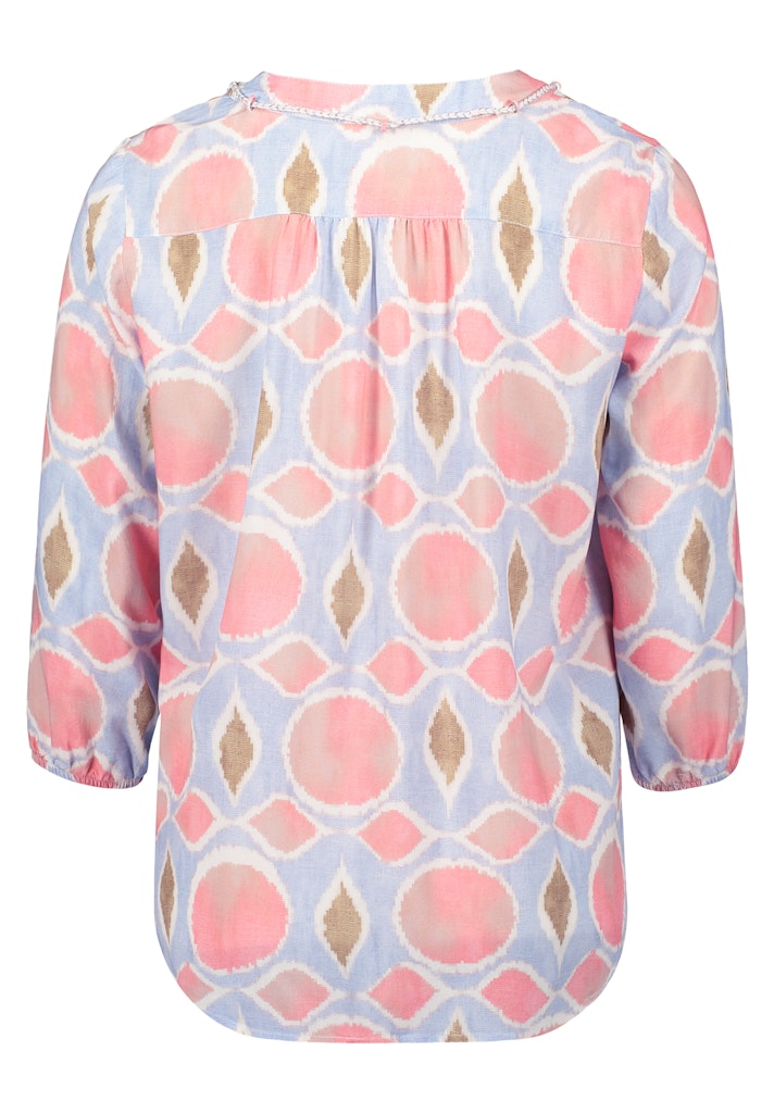 Cartoon Damen Blusen Rosé/Blue