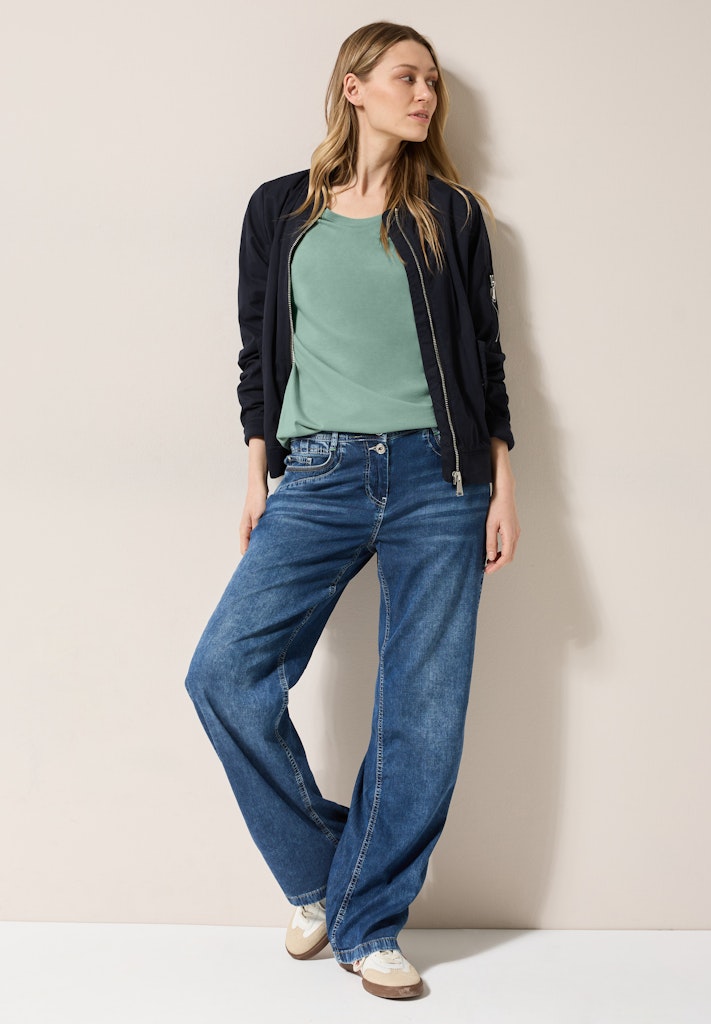 Cecil Damen T-Shirts Matcha Gr