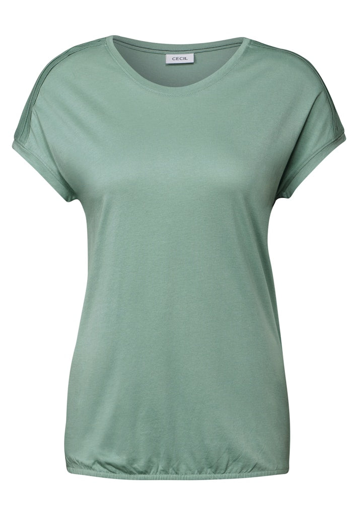 Cecil Damen T-Shirts  Matcha Gr