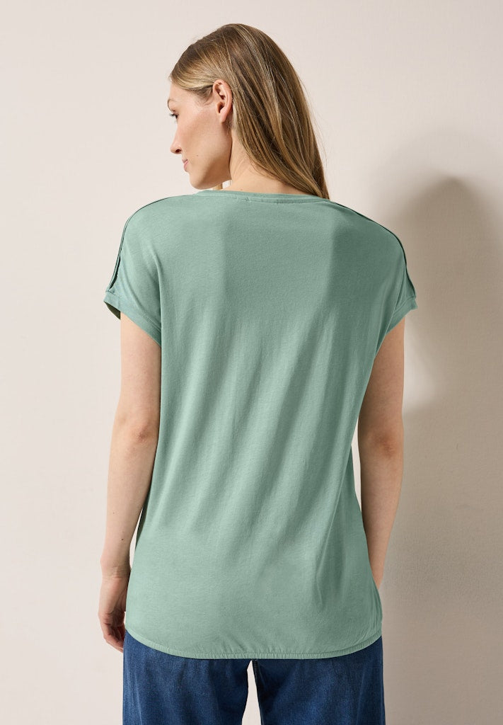 Cecil Damen T-Shirts  Matcha Gr