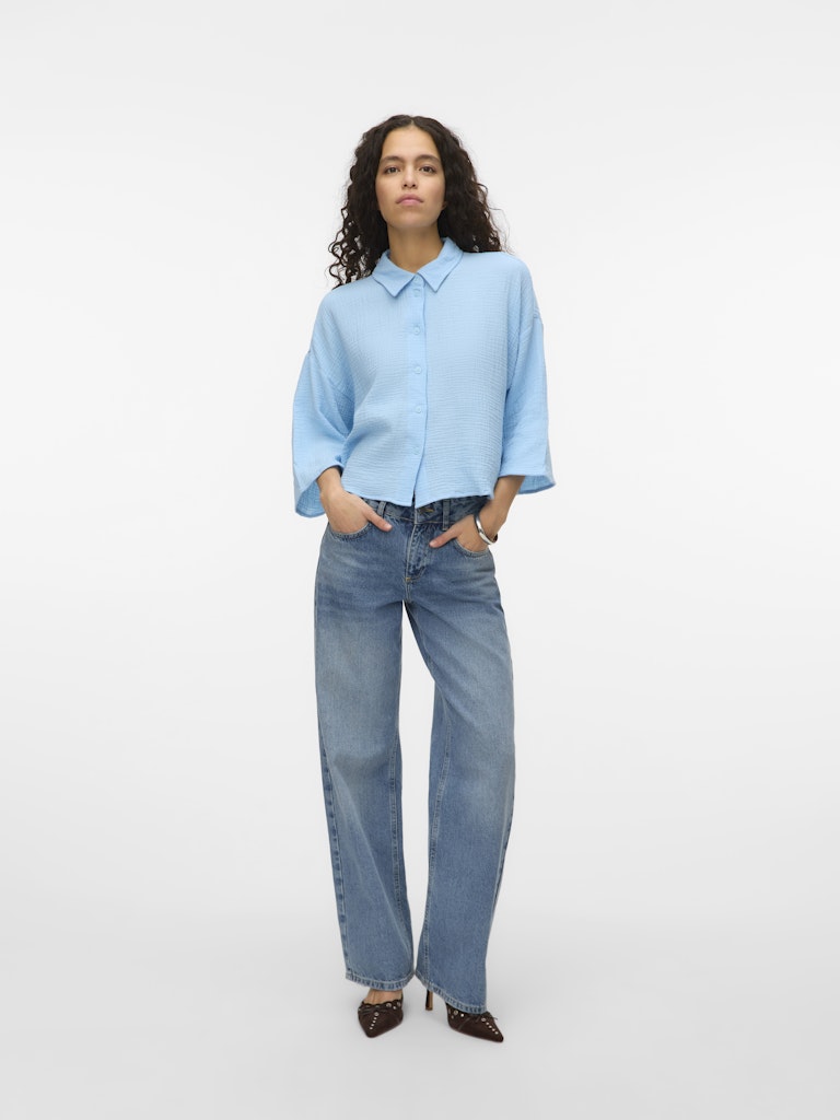 Vero Moda Damen Blusen Airy Blue