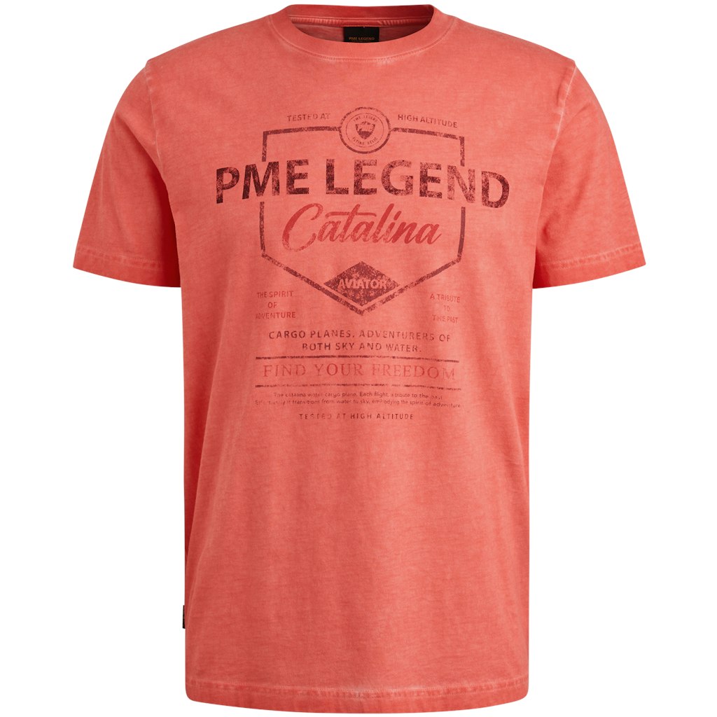 PME Herren T-Shirts kurz Porcelain Rose