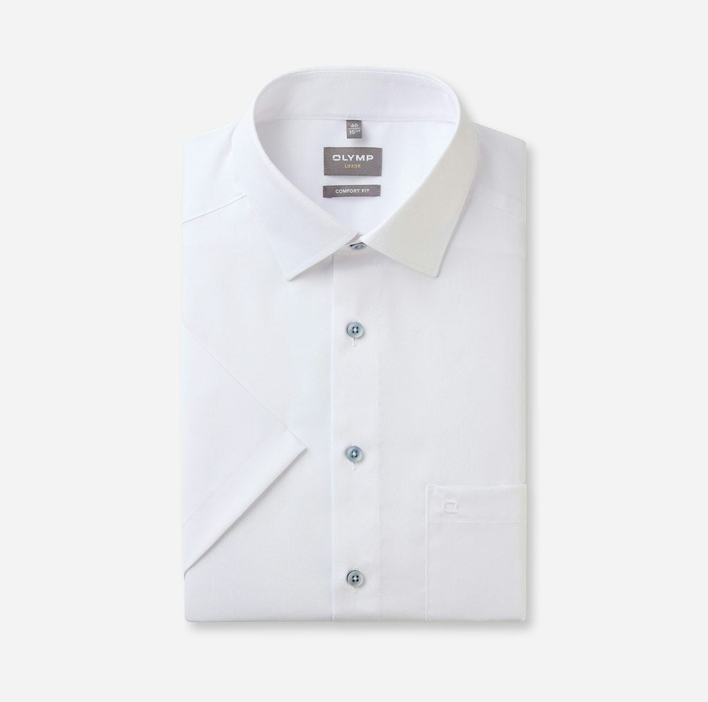 Olymp Herren Hemden kurz  Weiss