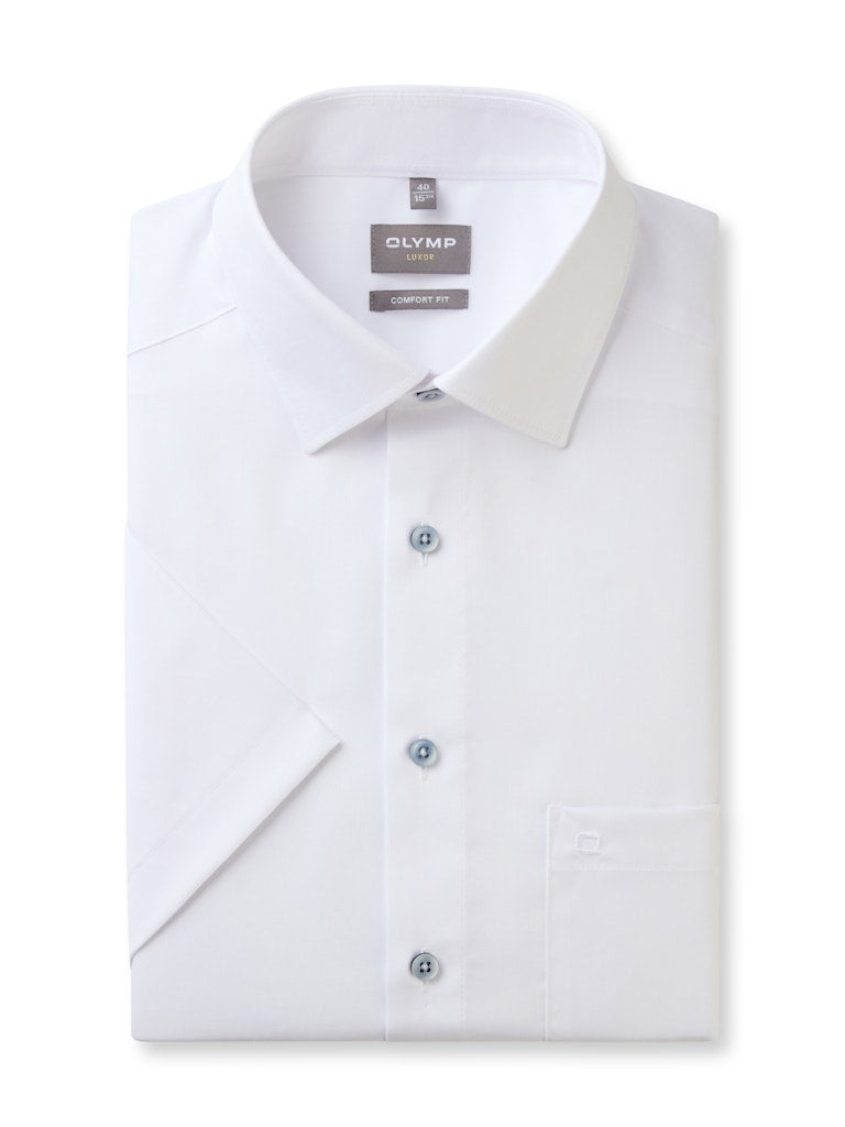Olymp Herren Hemden kurz  Weiss