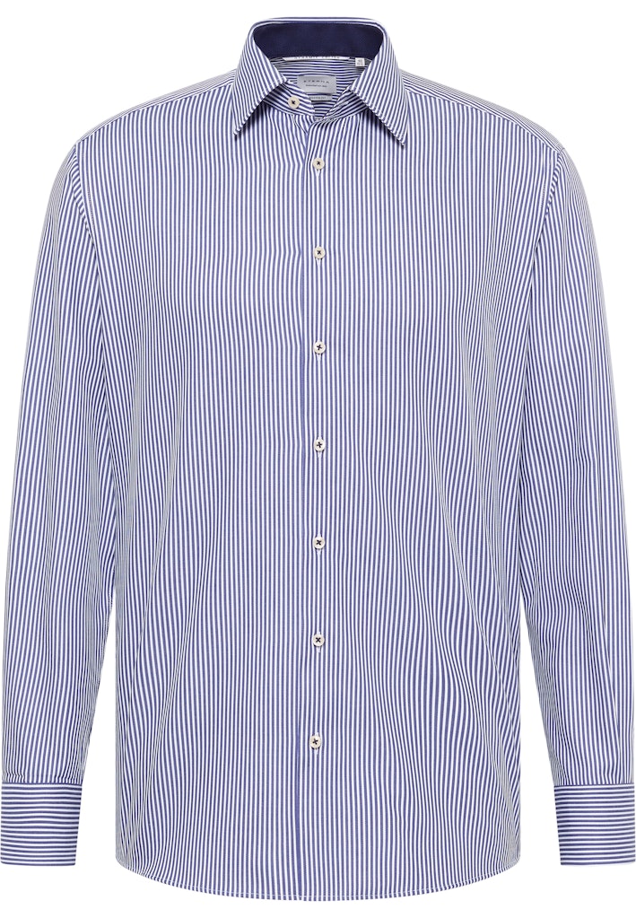 Eterna Herren Hemden lang  Marine