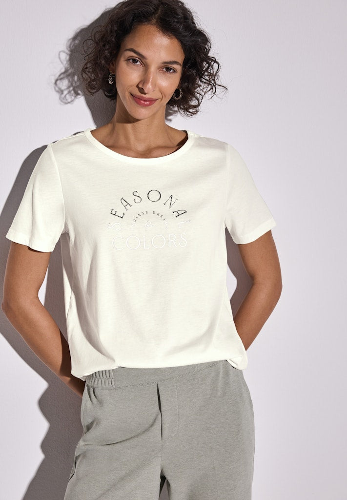 Street One Damen T-Shirts Off White