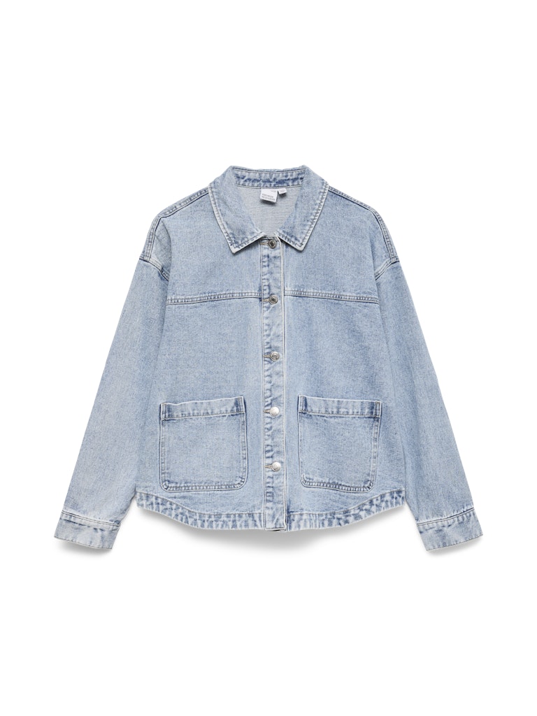 Vero Moda Damen Jeansjacken Light Blue Deni