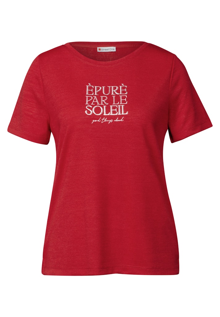 Street One Damen T-Shirts  Glory Red