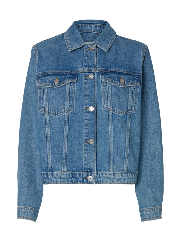Selected Femme Damen Jeansjacken Light Blue Deni