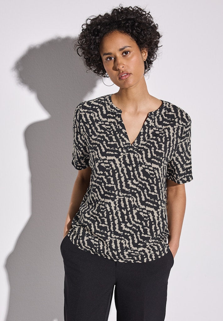 Street One Damen Blusen Black