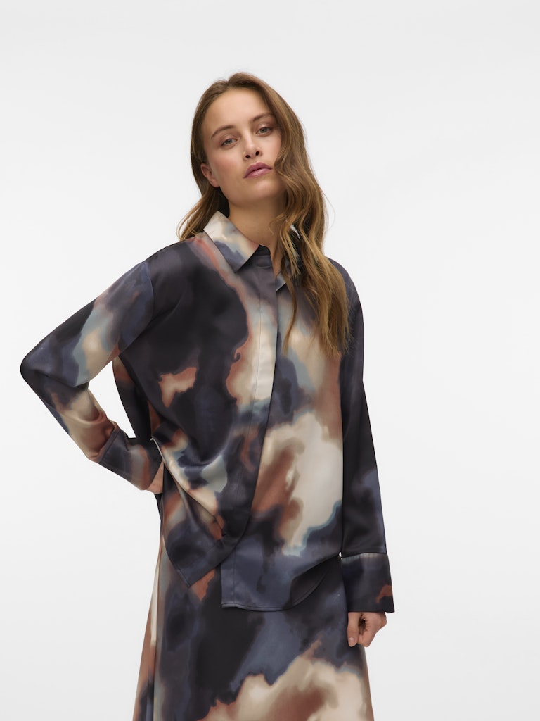 Vero Moda Damen Blusen Black/Mood Indi