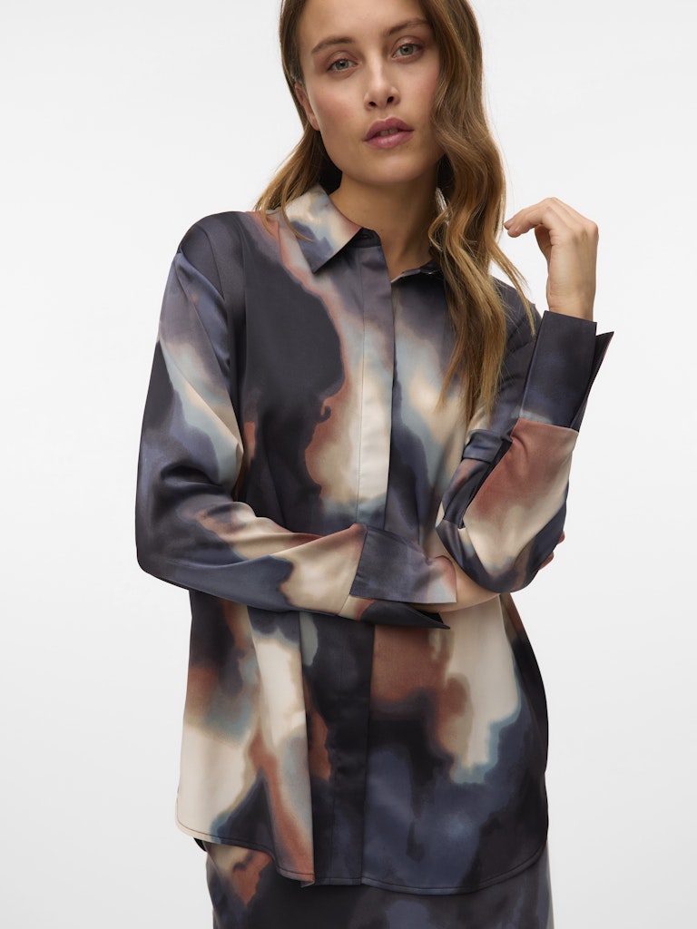 Vero Moda Damen Blusen Black/Mood Indi