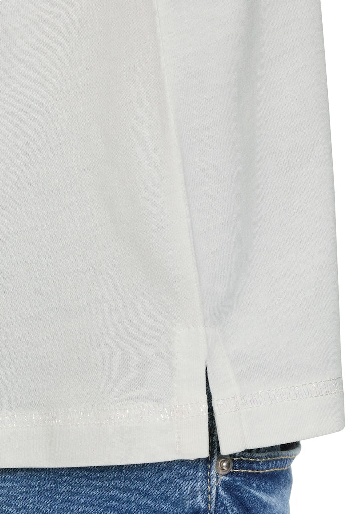 Cartoon Damen T-Shirts Patch Cream/Gre