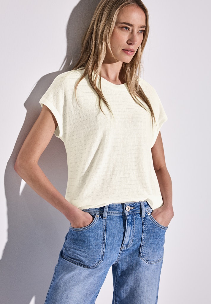 Street One Damen T-Shirts Off White