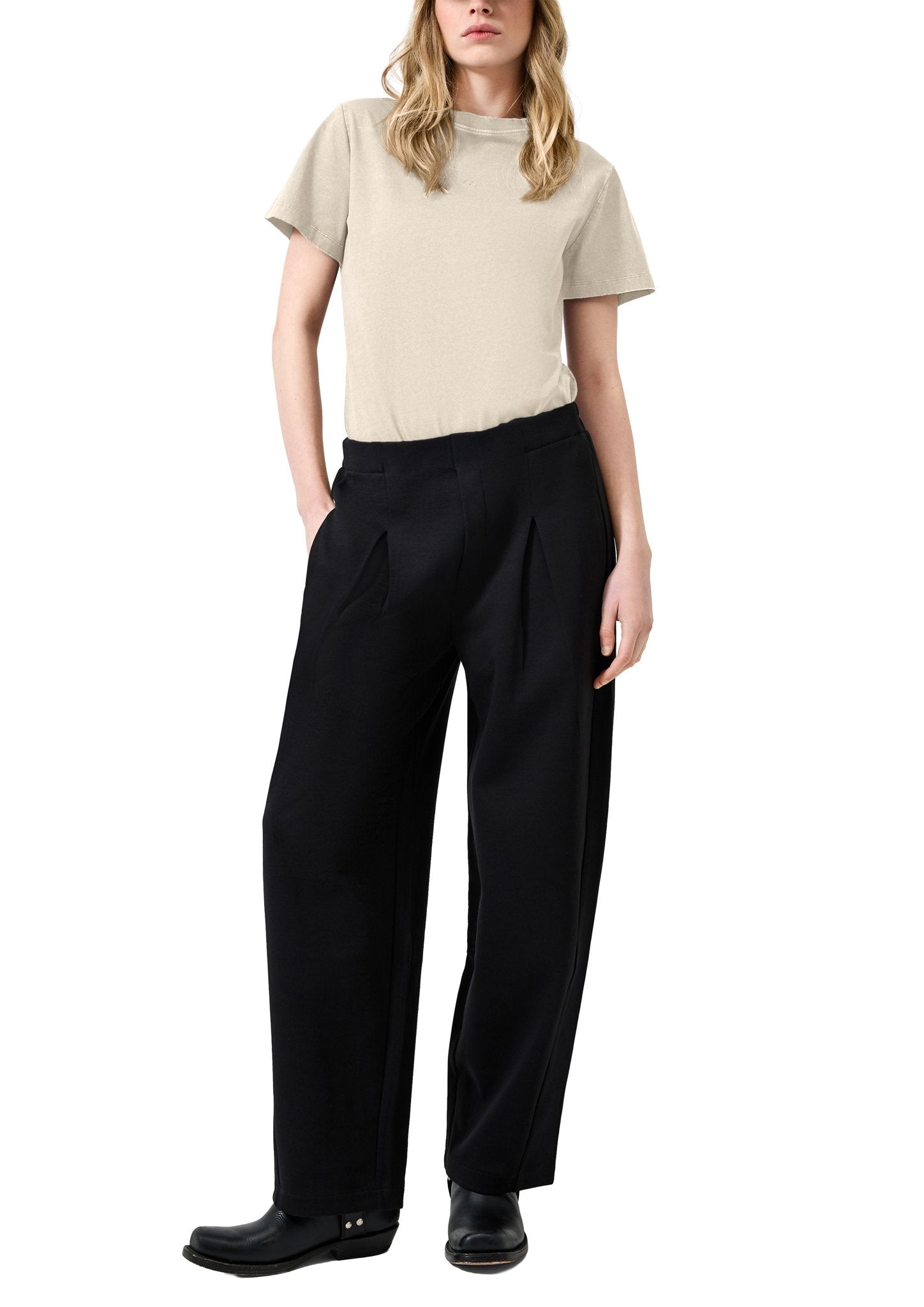 QS by S.Oliver Damen T-Shirts  White