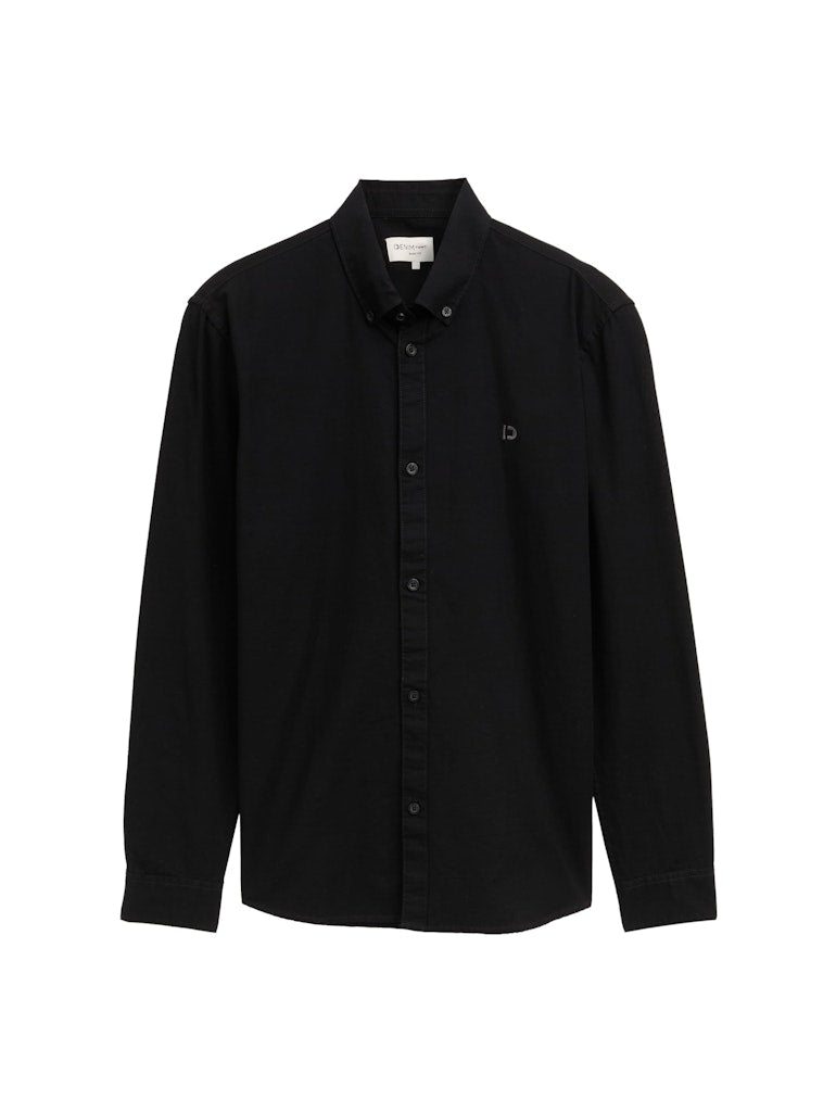 Tom Tailor denim Herren Hemden lang Black