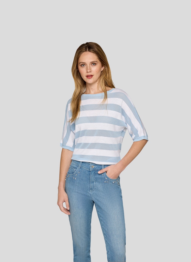 Rabe Damen Pullover Pastellblau