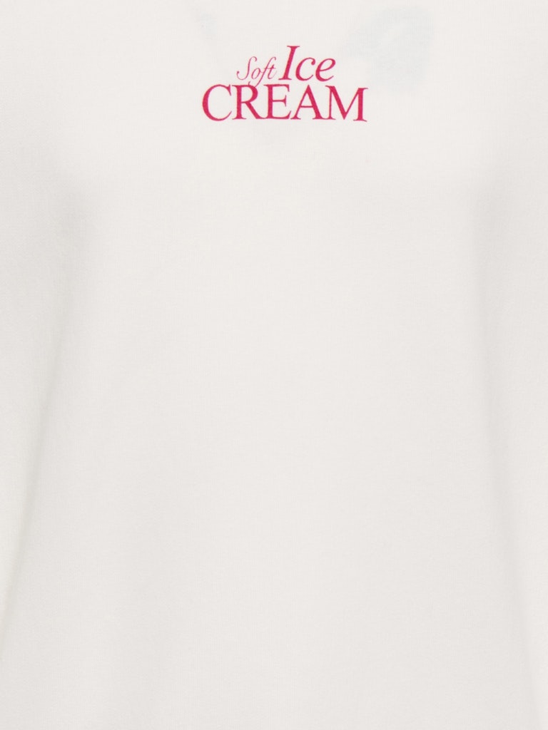 Only Mädchen Sweats & Sweatjacken Cloud Dancer/Ic