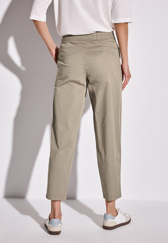 Street One Damen Hosen  Buff Grey