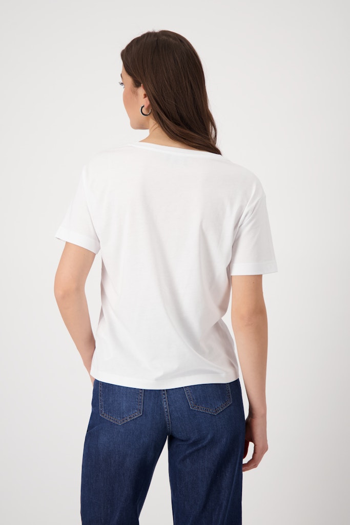 Monari Damen T-Shirts Cream