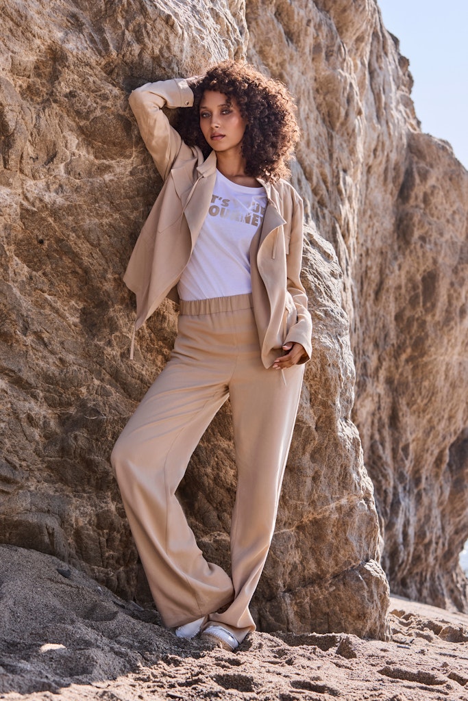 Monari Damen T-Shirts Cream