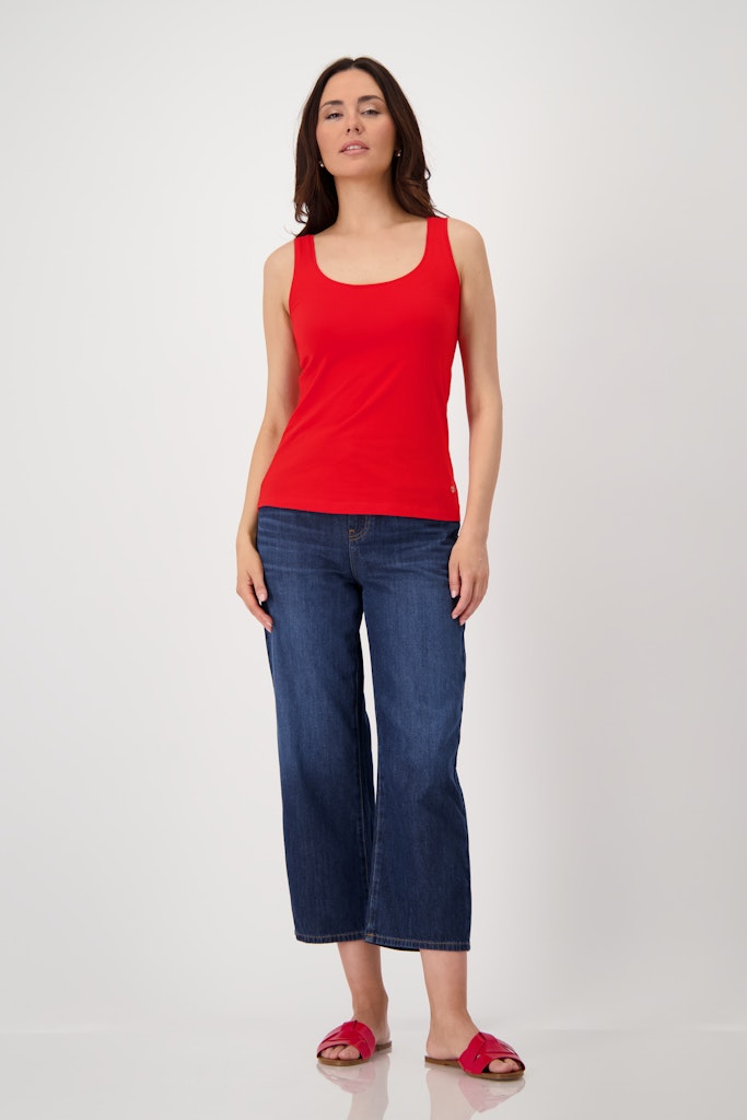 Monari Damen Tops  Red